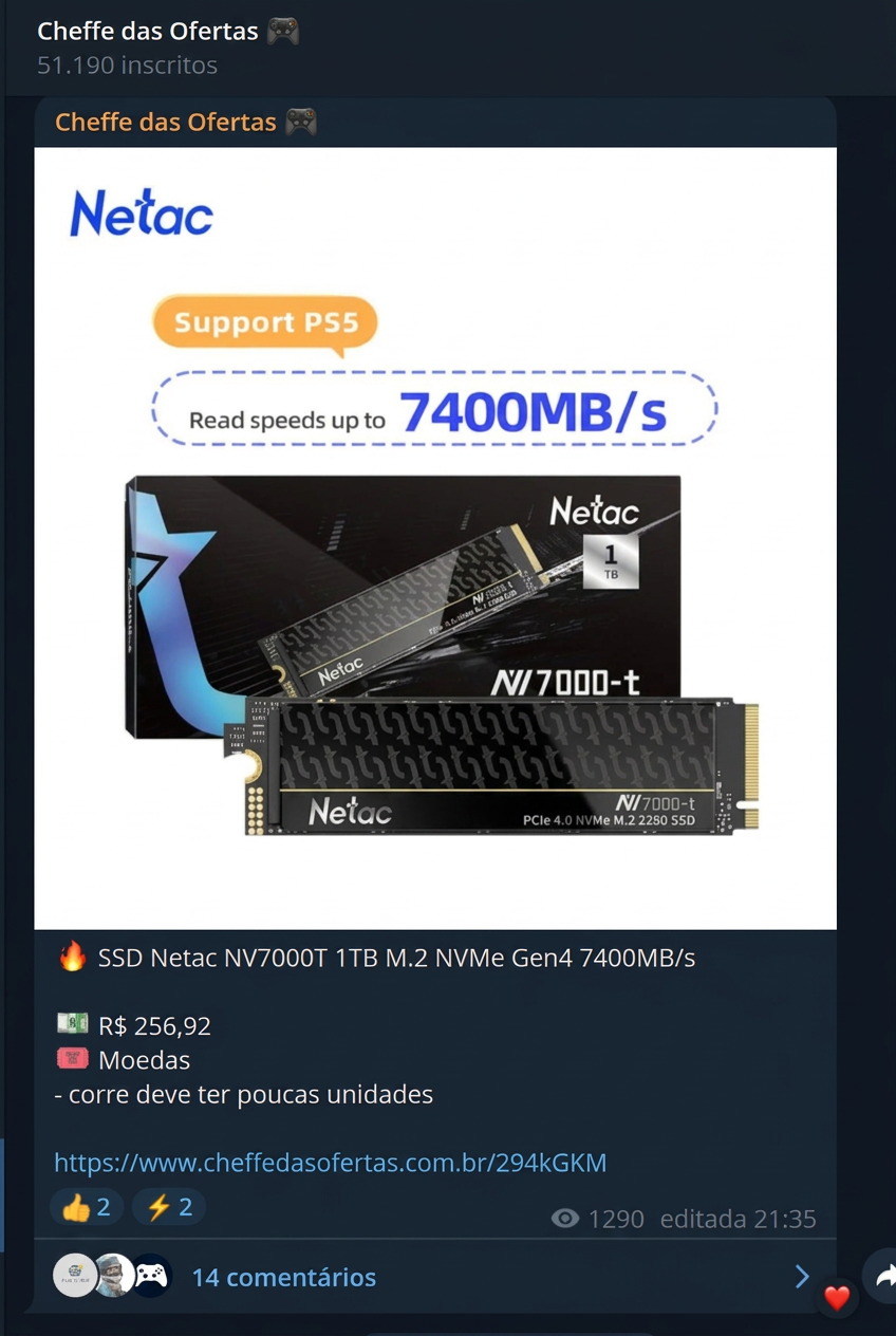 Oferta de SSD Netac